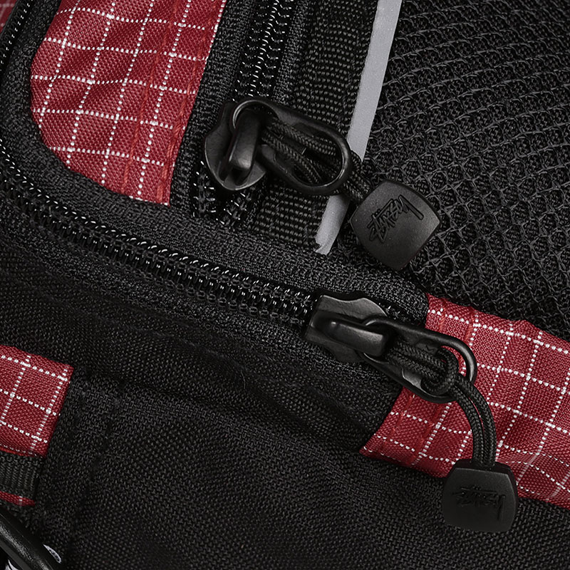  красное сумка через плечо Stussy Ripston Nylon Shoulder Bag 134185-red - цена, описание, фото 3